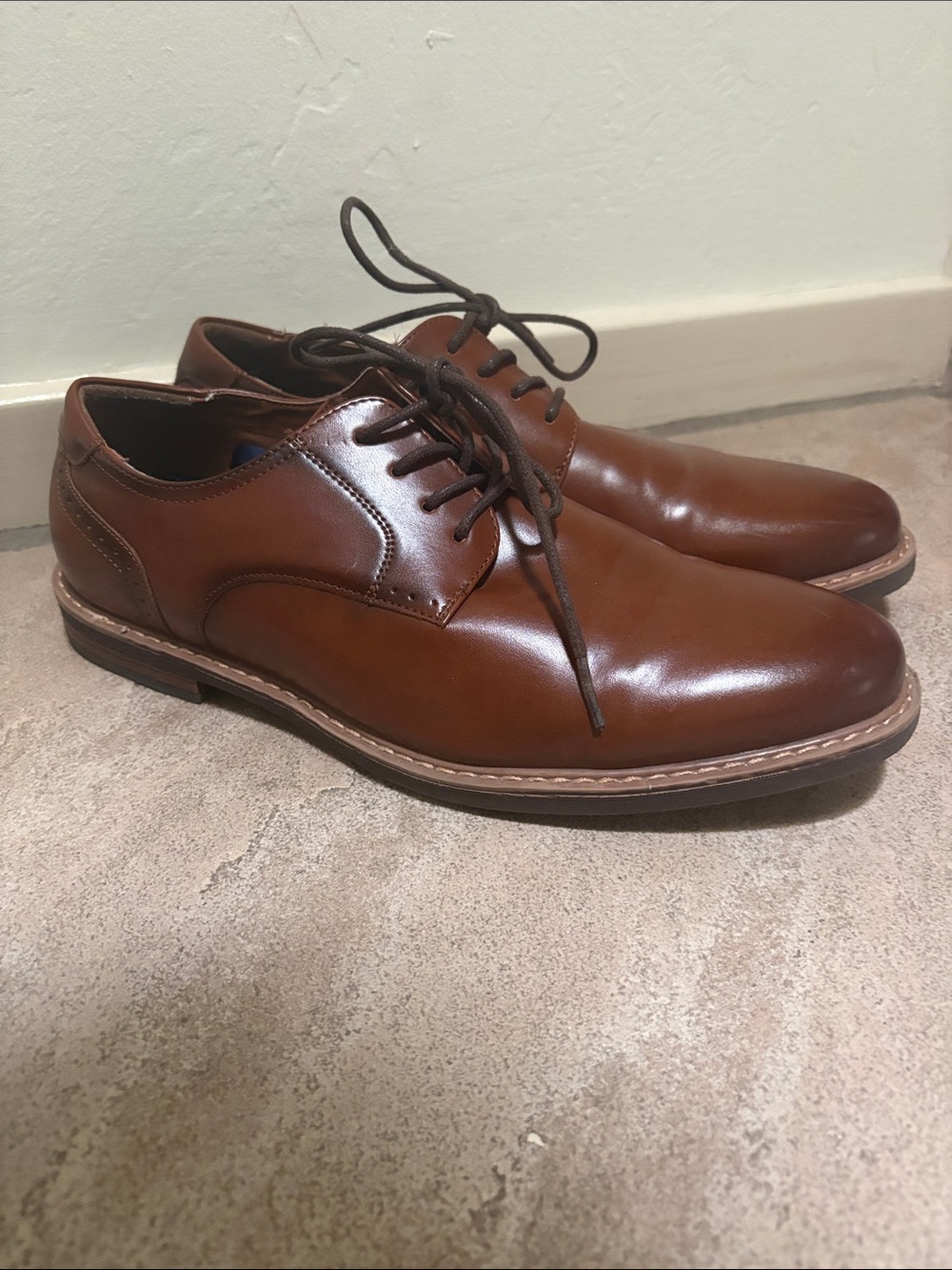 Nunn Bush Chestnut Brown Derby Oxfords